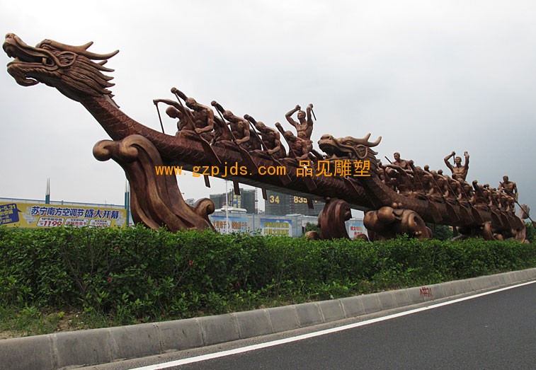 广州番禺沙湾区迎亚运雕塑